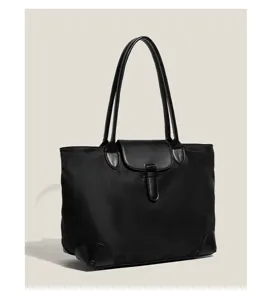 Oxford cloth women handbag large capacity casual commuting travel tote bag detail view