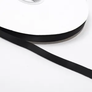 Polyester Herringbone Ribbon Tape Binding Webbing For Garment Sewing Craft Home Decorative Black Ribbon Roll