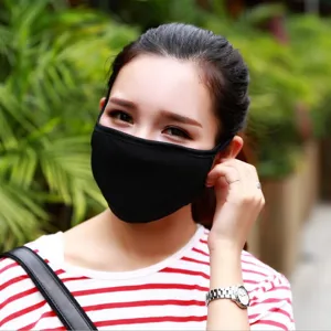 Modische Baumwoll-Gesichtsmaske Staubdicht Atmungsaktiv Winddicht Wiederverwendbar Waschbar Ohrschlaufe Schutzhülle Für Herren Damen