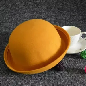 Unisex Polyester Fedora Hut Klassischer Dome Basin Hut Vintage Jazz Kappe Casual Outdoor Sonnenschutz Frühling Herbst