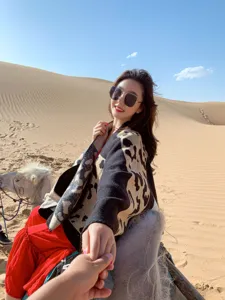 Ethnic style split cape poncho autumn winter warm cozy stylish outdoor travel clothing apparel