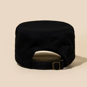 Cappello Piatto Nero Uomo Casual Estivo Protezione Solare Cappellino Cadet