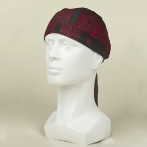 Paisley bedrucktes Bandana Piratenhut Kopftuch für Outdoor Radfahren und Mode Alltag.