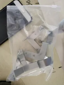 Staffe per bastone per tende in metallo argento supporti per tende accessori ferramenta