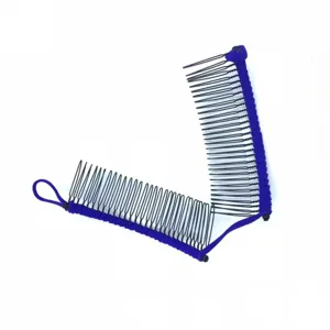 Double banana hair clip magic comb stretchable hair styling tool for convenient daily use.