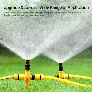 Garten Rasensprenger Bewässerungssystem, automatischer Sprinklerkopf für Gartenpflege.
