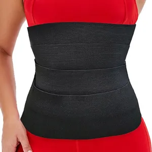 Women's Waist Trainer Bandage Wrap Tummy Control Slimming Belt Breathable Sports Fitness Waist Support Shaper