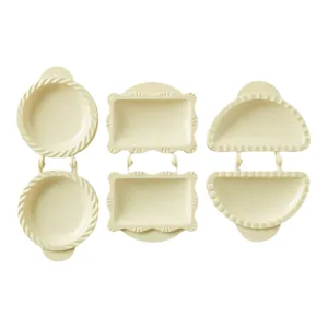 Classic mini hand pie molds set, plastic baking pastry tools for kitchen and party snacks.