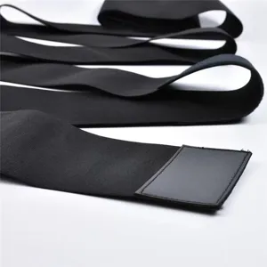 Black elastic bandage wrap waist trainer fitness yoga strap for women shaping slim belt