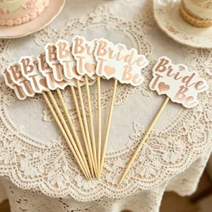 Topper per torta Bride to Be oro rosa per festa addio al nubilato decorazioni dolci.