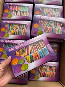 144pcs colorful cocktail parasols paper umbrella picks for party drink decoration wholesale