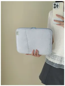 Custodia protettiva antiurto leggera carina per laptop tablet con stelle stile coreano
