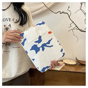 Korean style camouflage 13 inch laptop sleeve cute protective notebook bag storage case