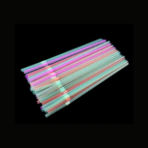 21cm wegwerp plastic rietjes kleurrijke buigbare sap rietjes voedselkwaliteit 100stuks