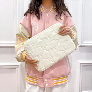Koreanische süße Kaninchen gesteppte Tablet Hülle 11 13 Zoll dünne tragbare Laptoptasche