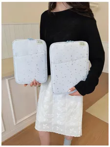 Custodia per tablet con stelle in stile coreano 11/13 pollici protettiva leggera antiurto borsa