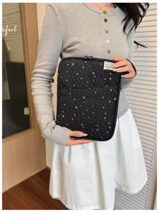 Custodia per tablet a stella stile coreano 11/13 pollici borsa protettiva leggera