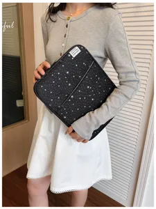 Custodia per laptop con motivo a stelle stile coreano 11 13 pollici borsa antiurto