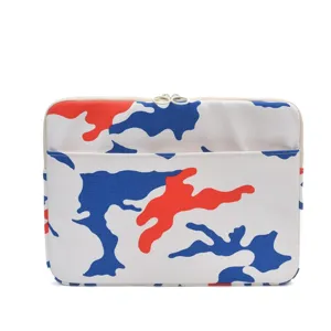 Korean style 13 inch laptop sleeve camo protective bag student computer storage pouch
