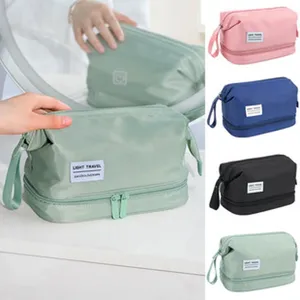Mehrschichtige Reise Kulturtasche Große Kapazität Kosmetiktasche Tragbare Make-up Aufbewahrung