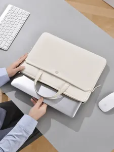 Borsa per Laptop Impermeabile Minimalista Per Donna Uomo Lavoro Viaggio Borsa a Mano Leggera Custodia per Computer