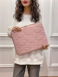 Koreanischer Stil süße Kaninchen gesteppte Laptoptasche Tablet Schutzhülle tragbar