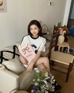 Süße Schleife bestickte rosa Laptoptasche iPad Aufbewahrungstasche koreanischer Stil 11 13 15 Zoll