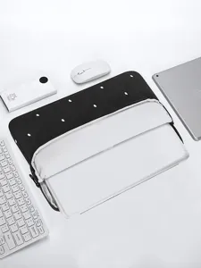 Custodia Impermeabile Spessa e Antiurto per Laptop con Design a Pois Carino Borsa di Conservazione Protettiva
