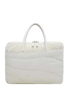 Korean quilted laptop bag 14 inch lightweight shockproof business commuter women handbag