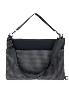 Sac bandoulière minimaliste pour ordinateur portable 14 pouces, grande capacité de travail.