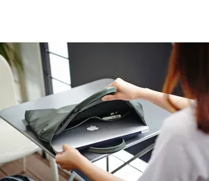 Wasserdichte 14 Zoll Laptoptasche leichte Oxford Business Aktentasche fuer Damen