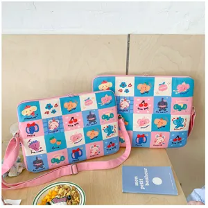 Borsa per laptop stampata con elefante carino in stile ins coreano molto elegante.