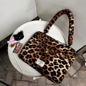Borsa per laptop leopardata in stile coreano ins 13 15 pollici custodia per tablet carina