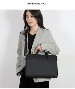 Sacoche ordinateur portable femme 15.6 pouces elegante mallette business tendance mode chic