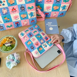 Custodia per iPad e borsa per laptop con stampa di animali carini in stile ins coreano.