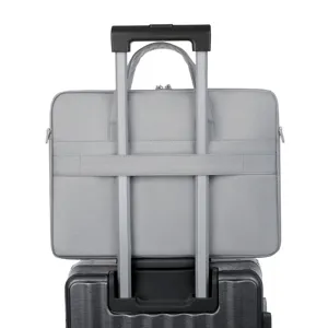 Sacoche pour Ordinateur Portable en Tissu Oxford Imperméable Grande Capacité Cartelle Antichoc Sac d'Affaires pour Hommes et Femmes