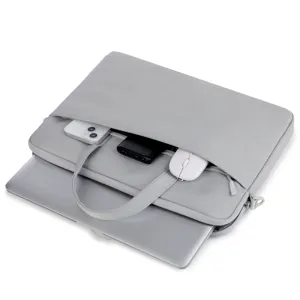 Sacoche pour ordinateur portable gris housse antichoc pour PC 14 15,6 pouces bureau voyage