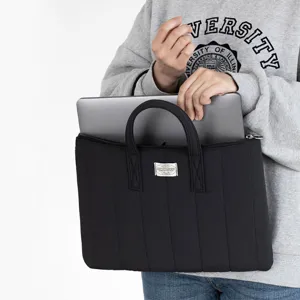 Korean style space cotton laptop bag handbag suitable for 13 inch notebook and 11 inch tablet.