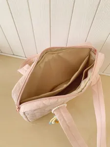Borsa shopper trapuntata cuore rosa donna grande borsa a spalla borsa pc casual 2025