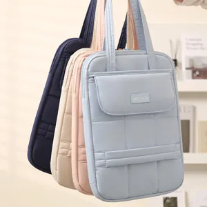 Borsa a Tracolla per Laptop Trapuntata Impermeabile Custodia per Notebook per Donna e Uomo Viaggi di Lavoro