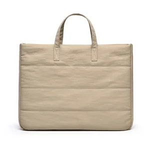 Minimalist Oxford Cloth Laptop Bag Waterproof Commuting Tote Bag Large Capacity Shoulder Bag For Women Business Office