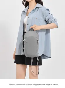 Outdoor casual chest bag versatile stylish travel sling bag for men and women daily use
