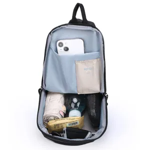 Versatile casual chest sling bag for outdoor travel, lightweight crossbody daypack with pockets.