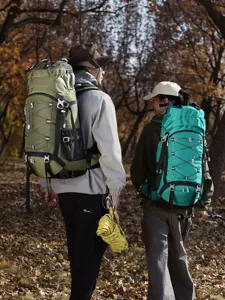 Large capacity hiking backpack for men and women outdoor sports camping travel bag.