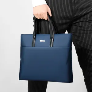 Borsa da lavoro uomo per computer portatile impermeabile in poliestere elegante.