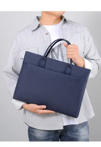 Borsa da lavoro uomo per laptop ventiquattrore casual, borsa minimalista elegante.