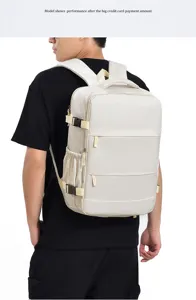 Large capacity multi-functional travel backpack casual lightweight business computer bag