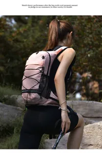 Multifunctional outdoor hiking backpack, waterproof large capacity daypack for camping and sport.