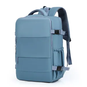 Large Capacity Travel Backpack Casual Lightweight Multifunctional Luggage Business Travel Storage Laptop Bag Polyester