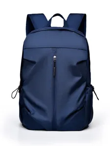 Dark blue lightweight waterproof outdoor travel sports backpack, large capacity daypack.